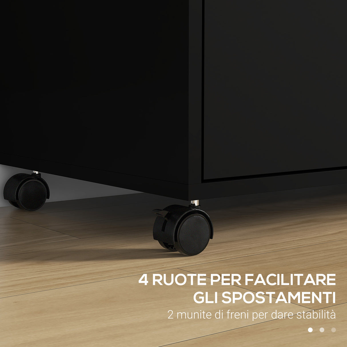 immagine-8-easycomfort-easycomfort-mobile-da-ufficio-con-2-cassetti-porta-documenti-e-ripiani-ruote-con-blocco-80x40x66cm-nero