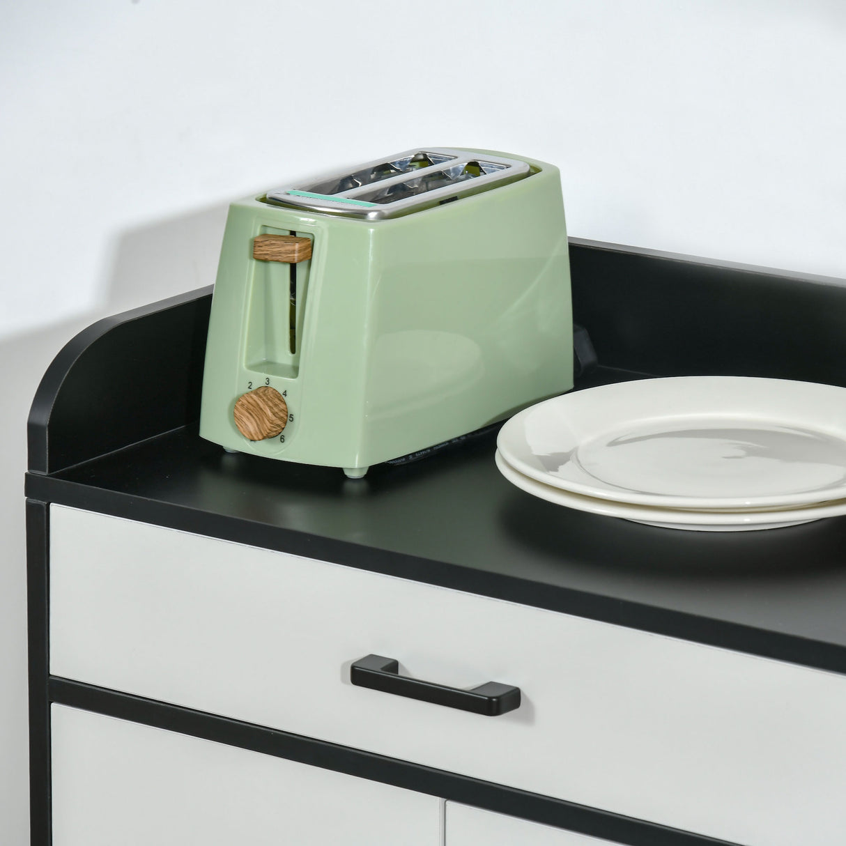 immagine-8-easycomfort-easycomfort-mobiletto-da-cucina-moderno-in-mdf-con-2-armadietti-1-cassetto-e-ripiani-regolabili-90x40x90-cm-bianco-e-nero