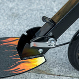 easycomfort easycomfort monopattino per bambini 7 14 anni con manubrio regolabile su 3 altezze 86x35x9398103 cm nero