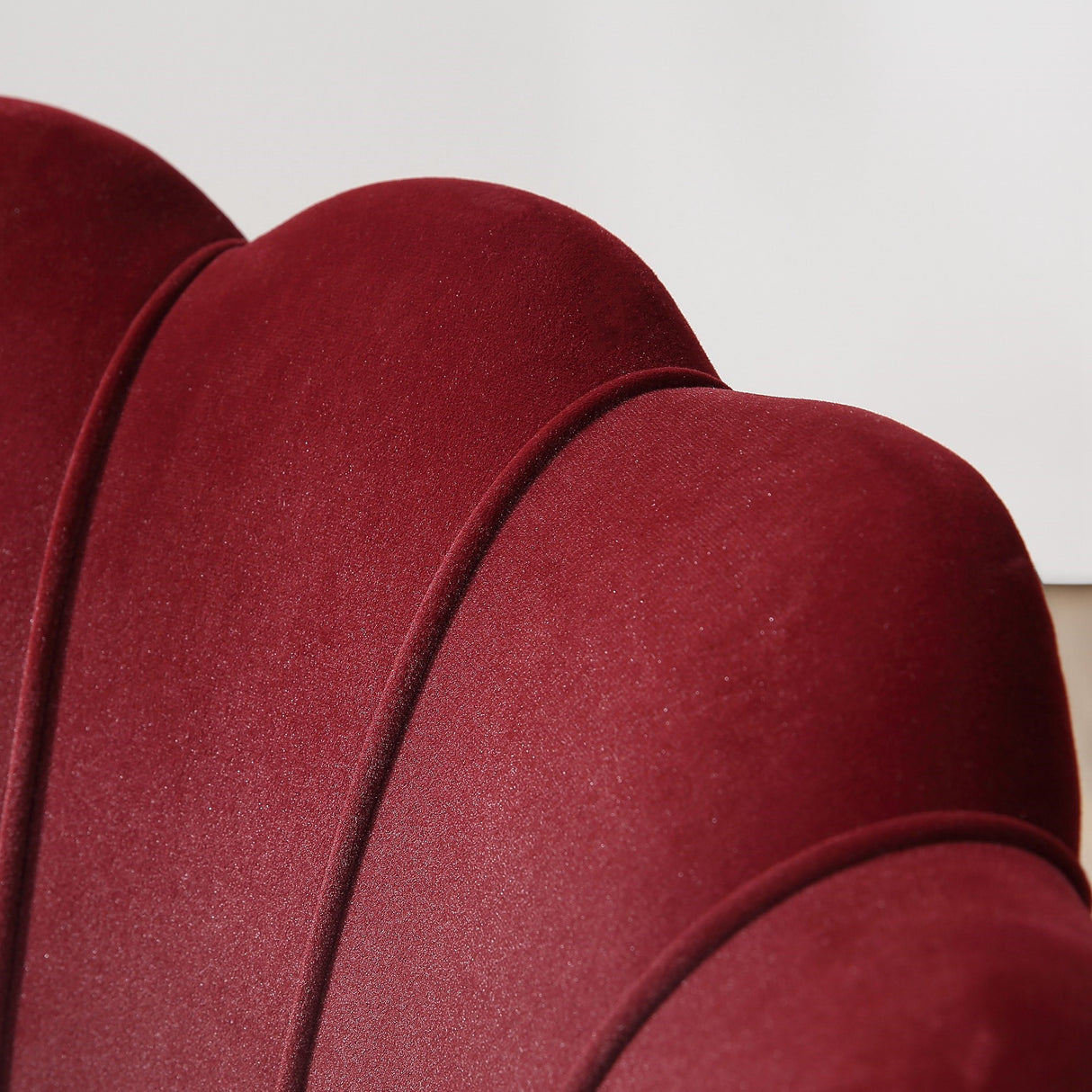 easycomfort easycomfort poltrona a conchiglia poltroncina vintage poltroncina da camera e salotto design elegante con schienale alto 76x67x74cm rosso scuro