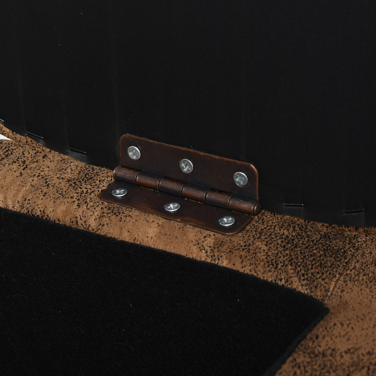 easycomfort easycomfort pouf contenitore a forma di bufalo pouf moderno da salotto sgabello poggiapiedi struttura in legno seduta imbottita 62x35x36cm marrone