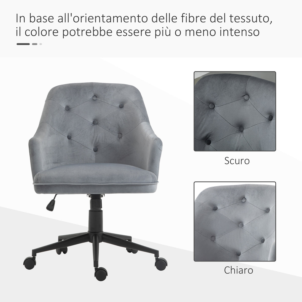 immagine-8-easycomfort-easycomfort-sedia-da-ufficio-girevole-ergonomica-con-ruote-e-altezza-regolabile-rivestimento-in-velluto-63x64x88-96cm-grigio