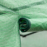 easycomfort easycomfort serra a tunnel da esterno 3x3x2m con copertura in pe porta con cerniera e 4 finestre verde