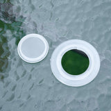 easycomfort easycomfort tavolo da giardino con foro per ombrellone arredamento da esterno in metallo e vetro 140x80x70cm grigio ean 8054144134215