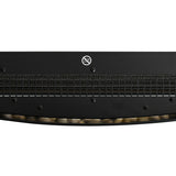 easycomfort easycomfort caminetto elettrico da parete con effetto fiamma colorato con telecomando in acciaio inox e vetro 65x11 4x52 cm nero ean 8054144139715