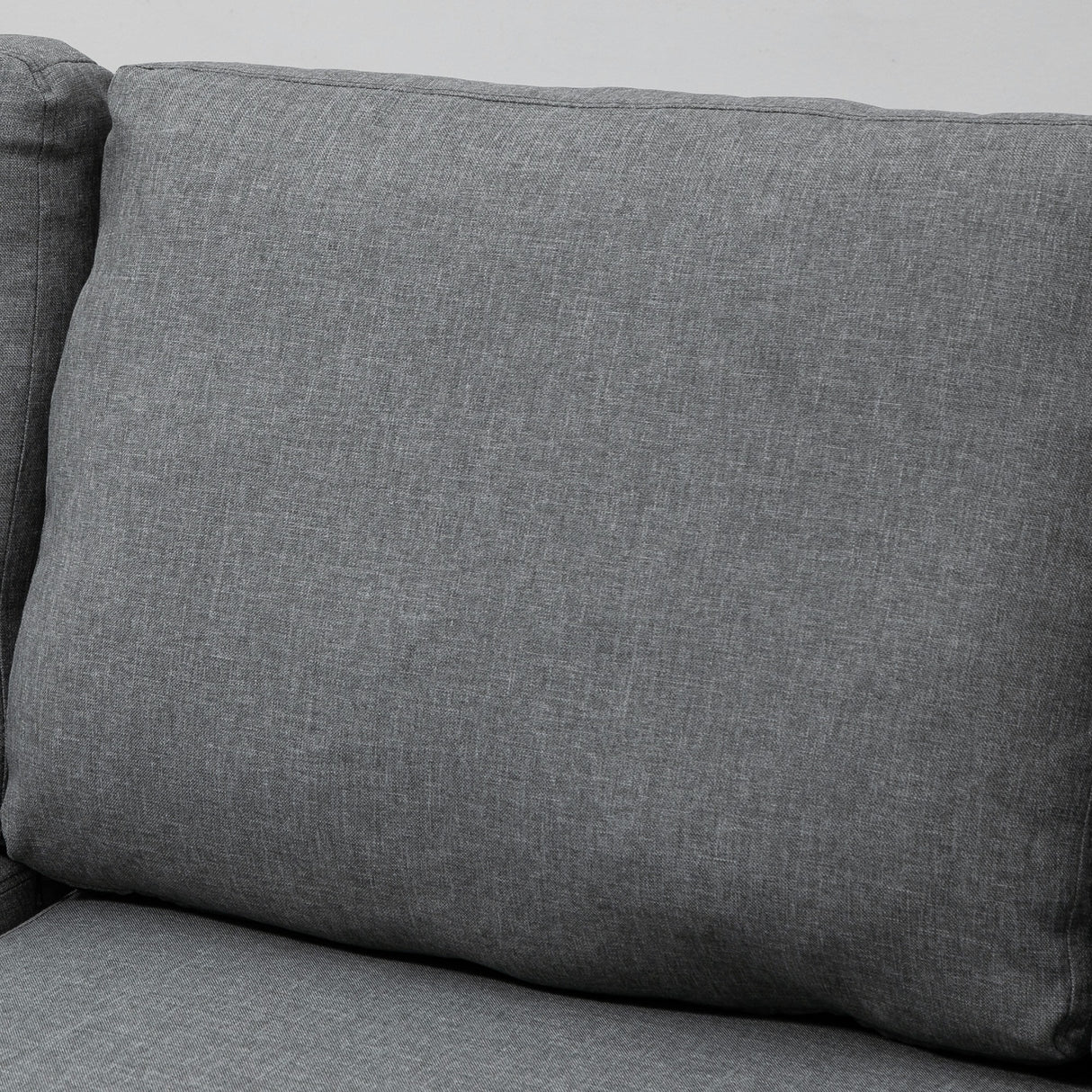 easycomfort easycomfort divano letto 3 posti e penisola con contenitore rivestimento tessuto effetto lino 211 5x146x85cm