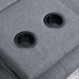 easycomfort easycomfort divano letto 3 posti reclinabile con 2 braccioli staccabili in tessuto effetto lino e legno di pioppo 181x77x78 cm