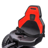 easycomfort easycomfort go kart a pedali per bambini 3 8 anni con sedile regolabile e ruote in eva 100x58x58 5 cm rosso nero
