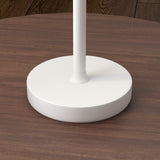 easycomfort easycomfort lampada da tavolo portatile in acrilico e metallo da 3600mah con cavo di ricarica 11 2x36 5 cm bianco