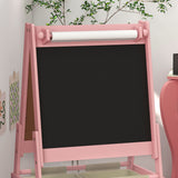 easycomfort easycomfort lavagna per bambini con cavalletto 3 in 1 e 2 contenitori eta 3 8 anni 54x46 5x93cm rosa