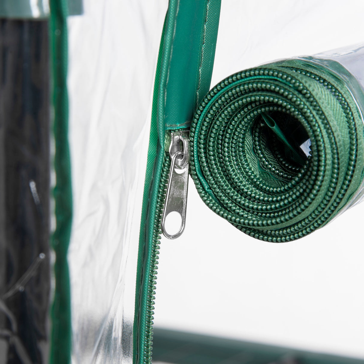 easycomfort easycomfort mini serra da giardino e terrazza per piante a 5 ripiani in acciaio con copertura in pvc 69x49x193 cm verde