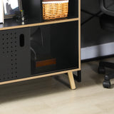 immagine-9-easycomfort-easycomfort-mobile-libreria-moderna-in-mdf-e-truciolato-con-2-cassetti-e-7-ripiani-aperti-80x40x165-cm