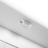 easycomfort easycomfort mobiletto armadietto a muro con specchio da bagno cucina in mdf 56 x 13 x 58cm bianco ean 8054111840576