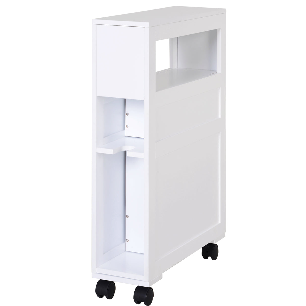 immagine-9-easycomfort-easycomfort-mobiletto-da-bagno-2-cassetti-salvaspazio-con-4-ruote-legno-16x52x71-5cm-bianco-ean-8054111844499