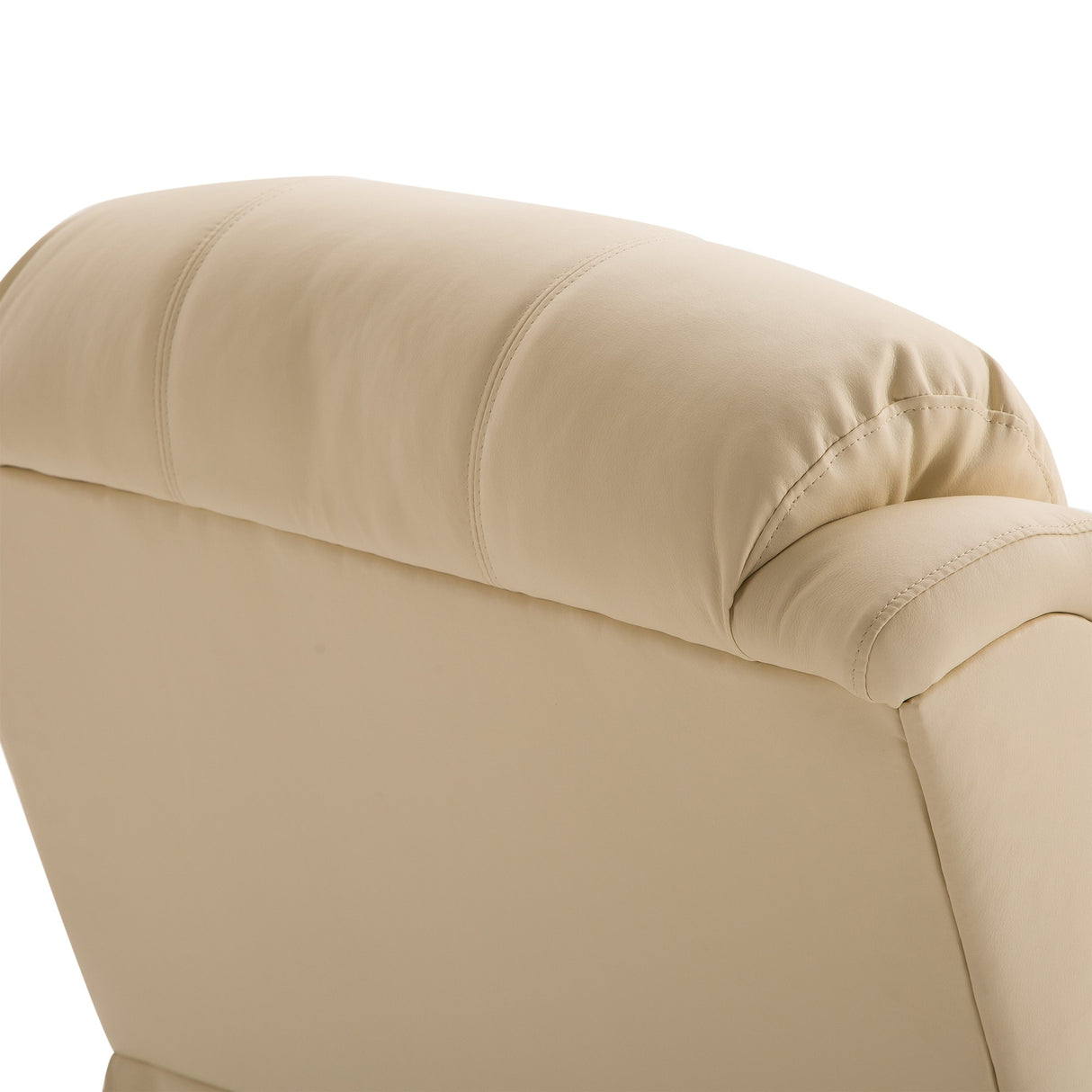 easycomfort easycomfort poltrona relax reclinabile beige con 8 punti massaggianti riscaldanti e poggiapiedi 97x92x104 cm