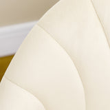 easycomfort easycomfort set 2 sedie da salotto e sala da pranzo imbottite in metallo e tessuto effetto velluto beige 52x54x79 cm