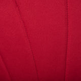 easycomfort easycomfort set di 2 sedie sala da pranzo sedie cucina moderne con schienale a conchiglia e gambe in metallo sedia in velluto con imbottita per cucina camera da letto ufficio e soggiorno rosso ean 8055776912158