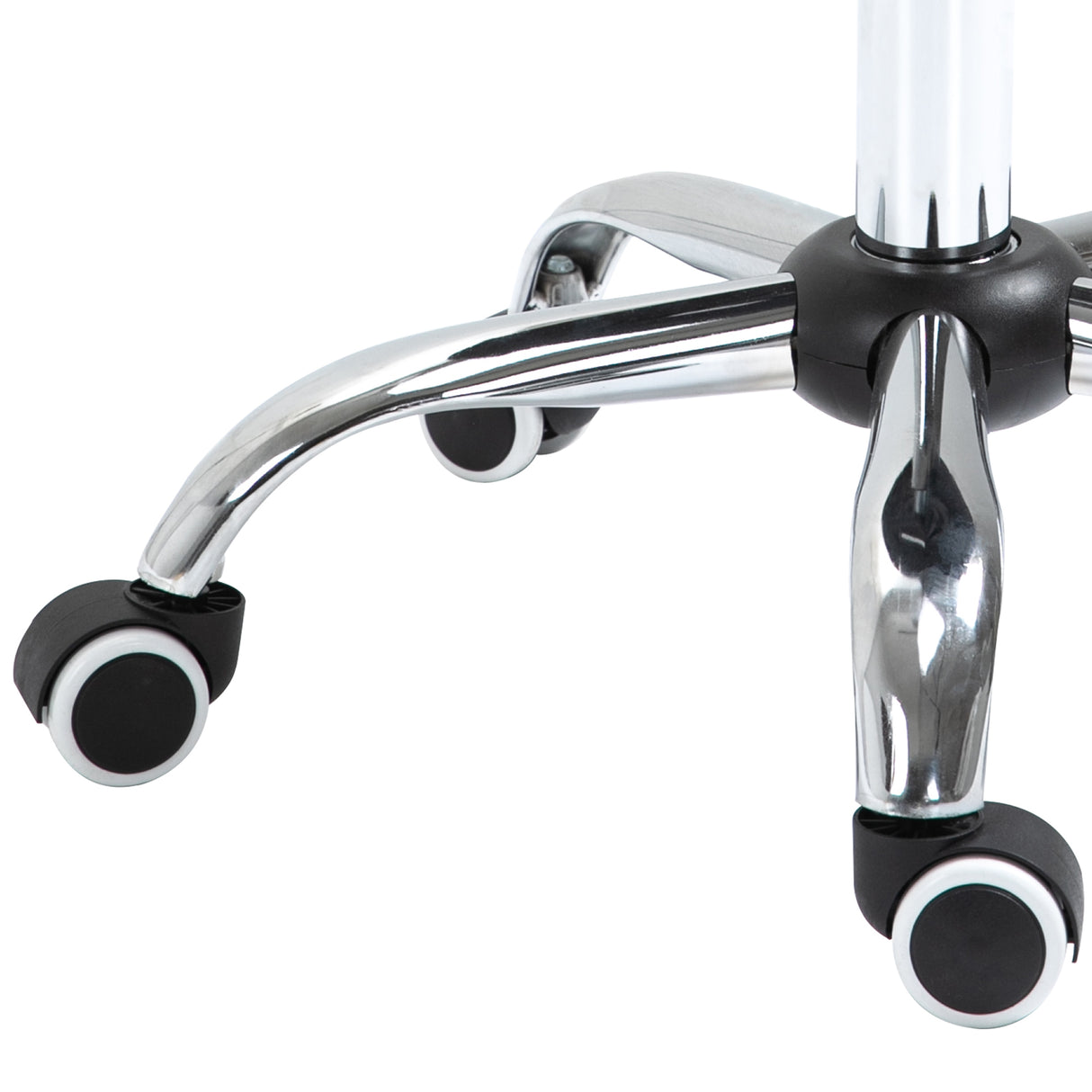 easycomfort easycomfort sgabello da lavoro a sella con ruote e altezza regolabile per negozi parrucchiere e tattoo 52x53x49 61cm nero ean 8054144131412