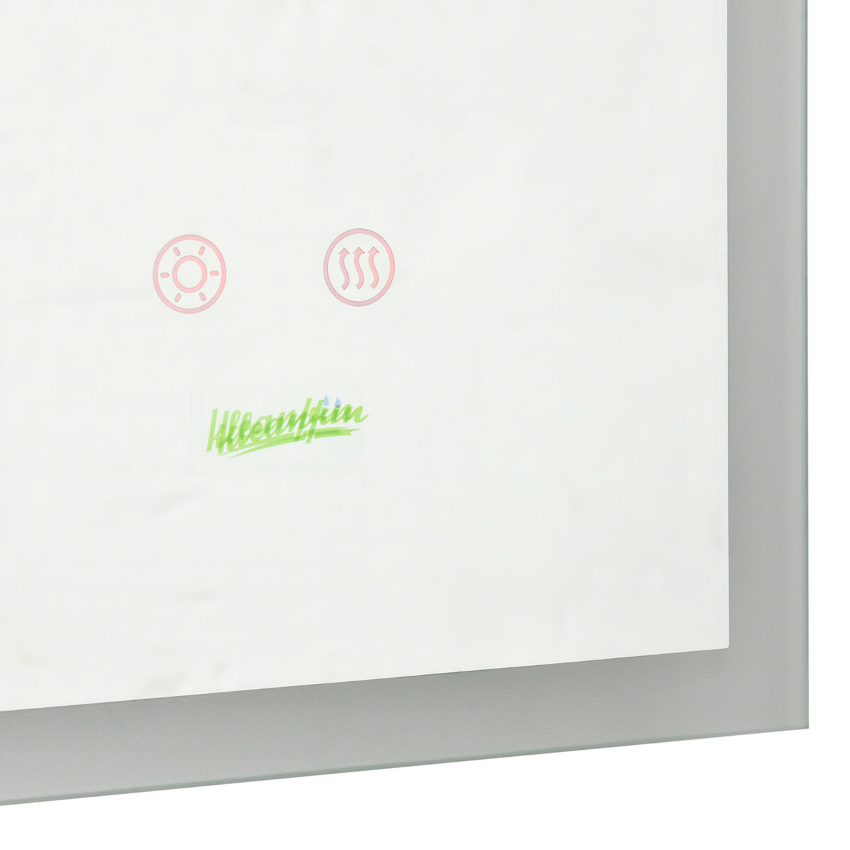 easycomfort easycomfort specchio bagno con luce led funzione anti appannamento e tasti touch 70x50cm argento