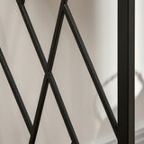 easycomfort easycomfort tavolo consolle da ingresso in stile industriale mobile vintage in acciaio e legno 120x35x75cm marrone