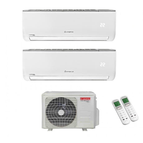 immagine-1-ariston-climatizzatore-condizionatore-ariston-dual-split-inverter-serie-nevis-1212-con-dual-55-xd0b-o-1200012000-ean-8059657006844