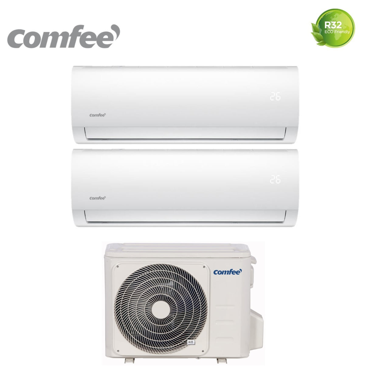 immagine-1-comfee-climatizzatore-condizionatore-comfee-dual-split-inverter-serie-cf-99-con-2f-18k-r-32-90009000