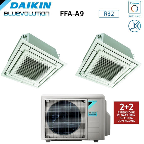 immagine-1-daikin-climatizzatore-condizionatore-daikin-bluevolution-inverter-dual-split-a-cassetta-ffa-a-912-con-2mxm50a-r-32-wi-fi-optional-con-griglia-bianca-inclusa-900012000-garanzia-italiana