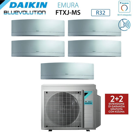 immagine-1-daikin-climatizzatore-condizionatore-daikin-bluevolution-penta-split-inverter-serie-emura-silver-77121212-con-5mxm90n-r-32-wi-fi-integrato-70007000120001200012000-colore-argento-garanzia-italiana