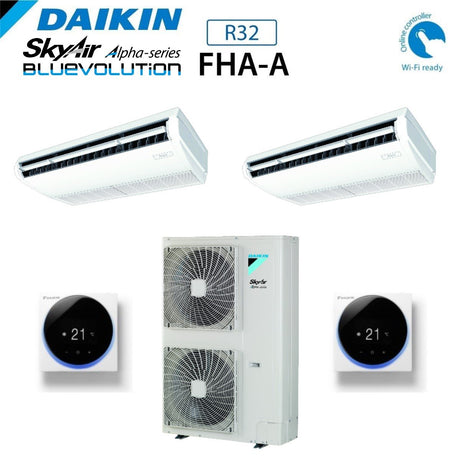 immagine-1-daikin-climatizzatore-condizionatore-daikin-dual-split-inverter-pensile-a-soffitto-fha-a-2424-con-rzag140my1-r-32-trifase-wi-fi-optional-2400024000-con-comando-a-filo-incluso