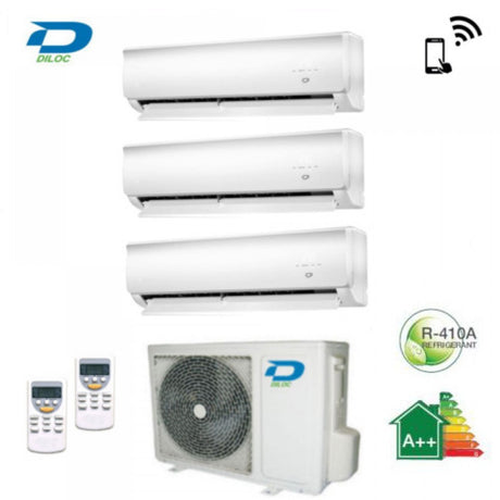 immagine-1-diloc-climatizzatore-condizionatore-diloc-trial-split-inverter-serie-wall-9912-con-wall-out300-wi-fi-9000900012000