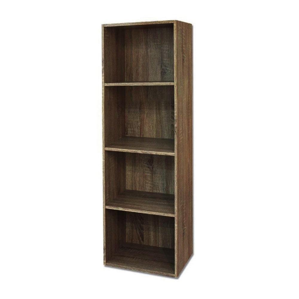 immagine-1-divina-home-libreria-in-legno-4-ripiani-scaffale-noce-l-40-x-h-29-x-h-132-cm-ean-8056157803409