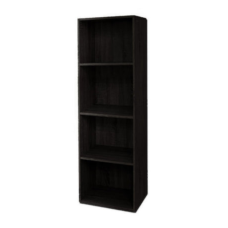 immagine-1-divina-home-libreria-in-legno-4-ripiani-scaffale-wenge-l-40-x-h-29-x-h-132-cm-ean-8056157803416