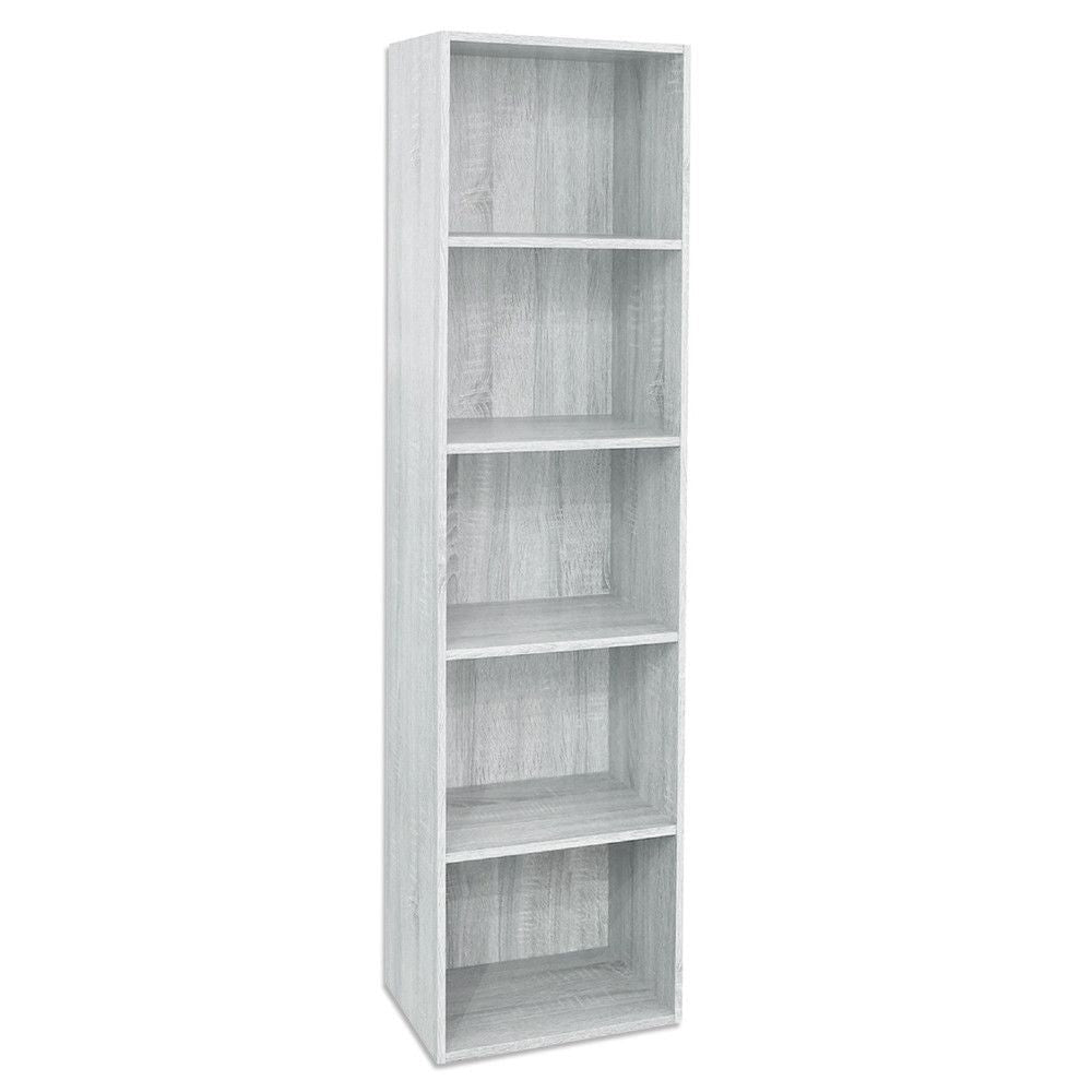 immagine-1-divina-home-libreria-in-legno-5-ripiani-scaffale-bianco-l-40-x-h-29-x-h-172-cm-ean-8059591735251