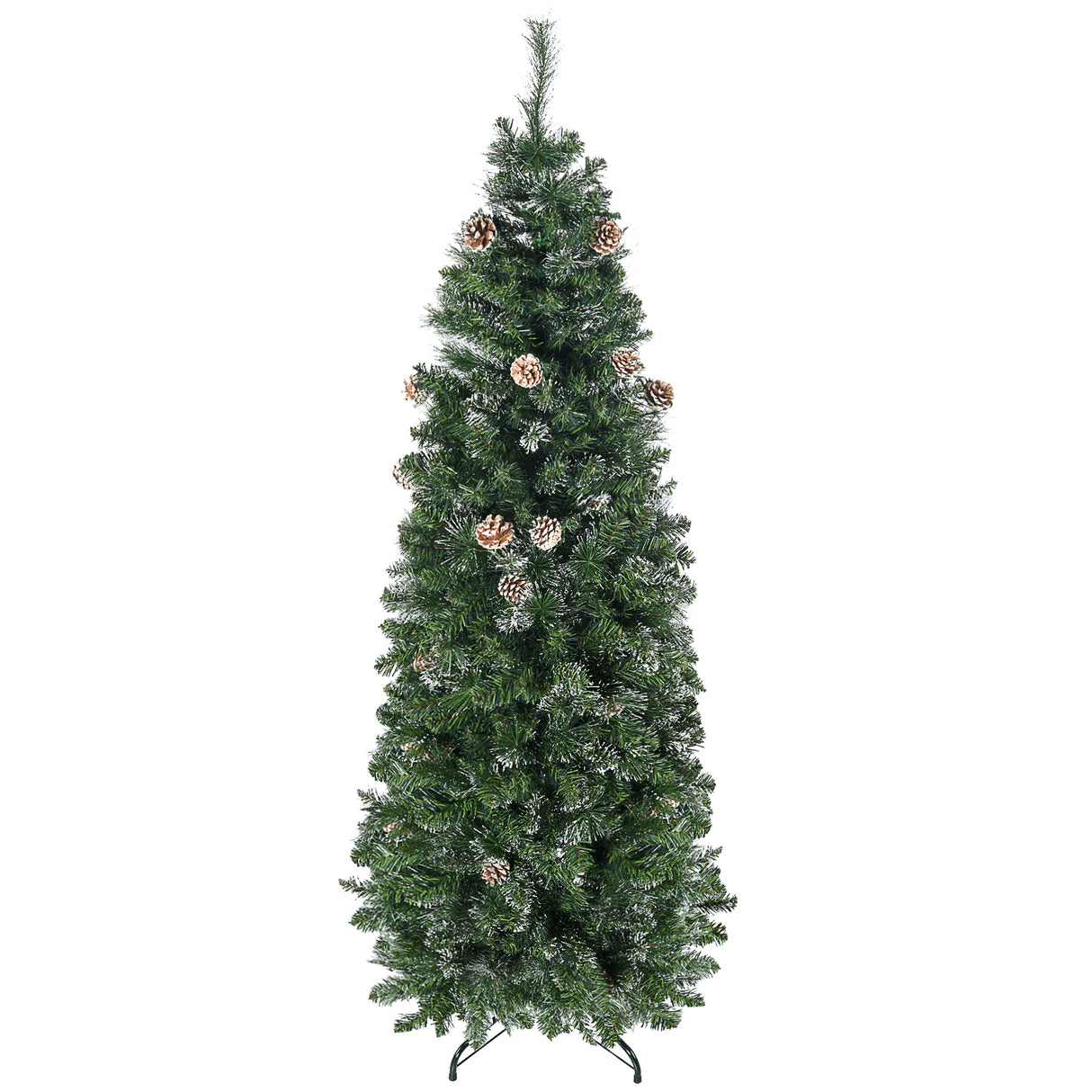 immagine-1-easycomfort-easycomfort-albero-di-natale-artificiale-da-180cm-con-pigne-618-rami-e-base-in-metallo-verde