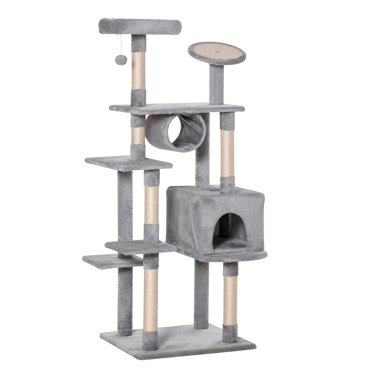 immagine-1-easycomfort-easycomfort-albero-tiragraffi-con-graffiatoio-e-trespoli-per-gattini-e-gatti-adulti-di-max-4-5kg-grigio-ean-8054144133966