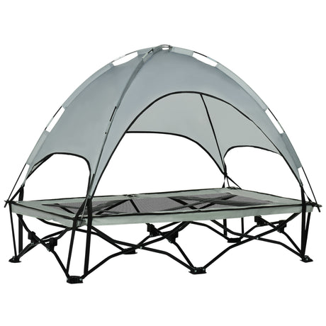 immagine-1-easycomfort-easycomfort-brandina-pieghevole-per-cani-con-tettuccio-da-esterno-o-interrno-grigio