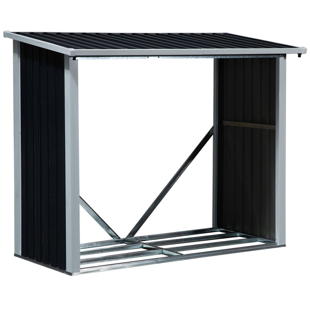 immagine-1-easycomfort-easycomfort-casetta-porta-legna-legnaia-da-esterno-in-acciaio-tetto-inclinato-e-scolo-acqua-ean-8054144136981