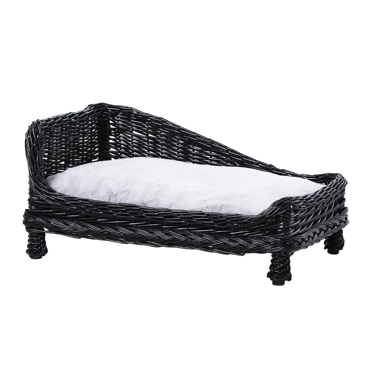 immagine-1-easycomfort-easycomfort-cuccia-per-animali-domestici-15kg-forma-chaise-longue-in-vimini-nero-cuscino-in-pile-69x42x33cm-ean-8054111845595