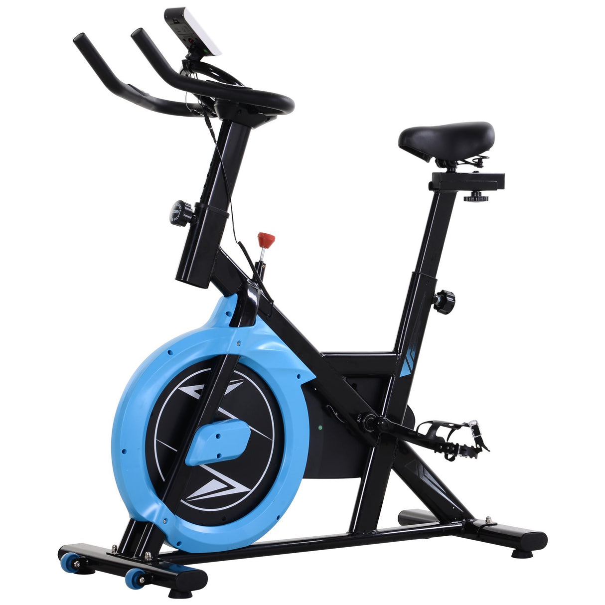 immagine-1-easycomfort-easycomfort-cyclette-da-camera-con-trasmissione-a-cinghia-cyclette-professionale-con-manubrio-e-sellino-regolabili-volano-6kg-schermo-lcd-fino-a-120kg-nero-e-azzurro-ean-8055776910253