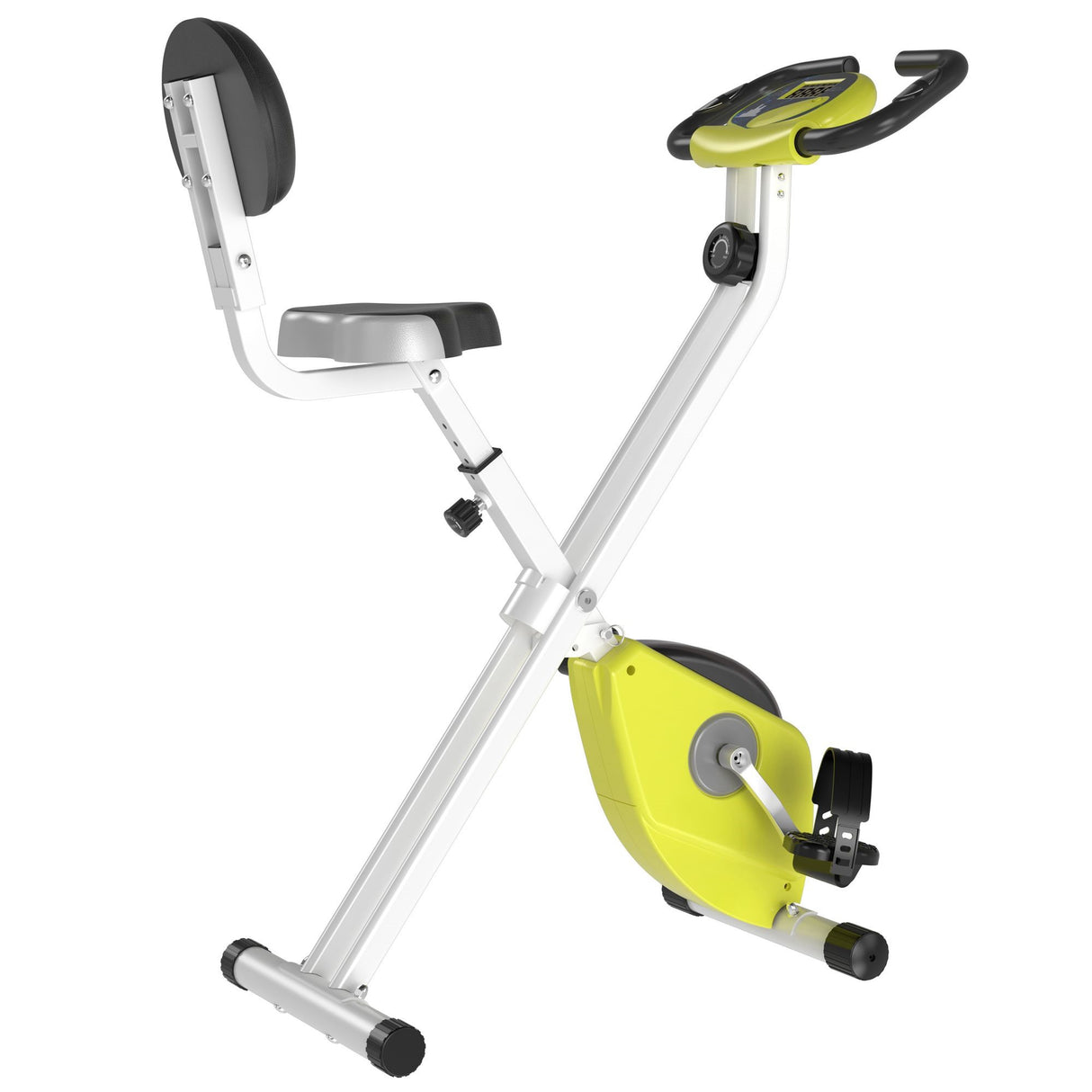 immagine-1-easycomfort-easycomfort-cyclette-pieghevole-da-fitness-in-acciaio-con-altezza-regolabile-resistenza-magnetica-a-8-livelli-schermo-lcd-gialla-ean-8054144135694