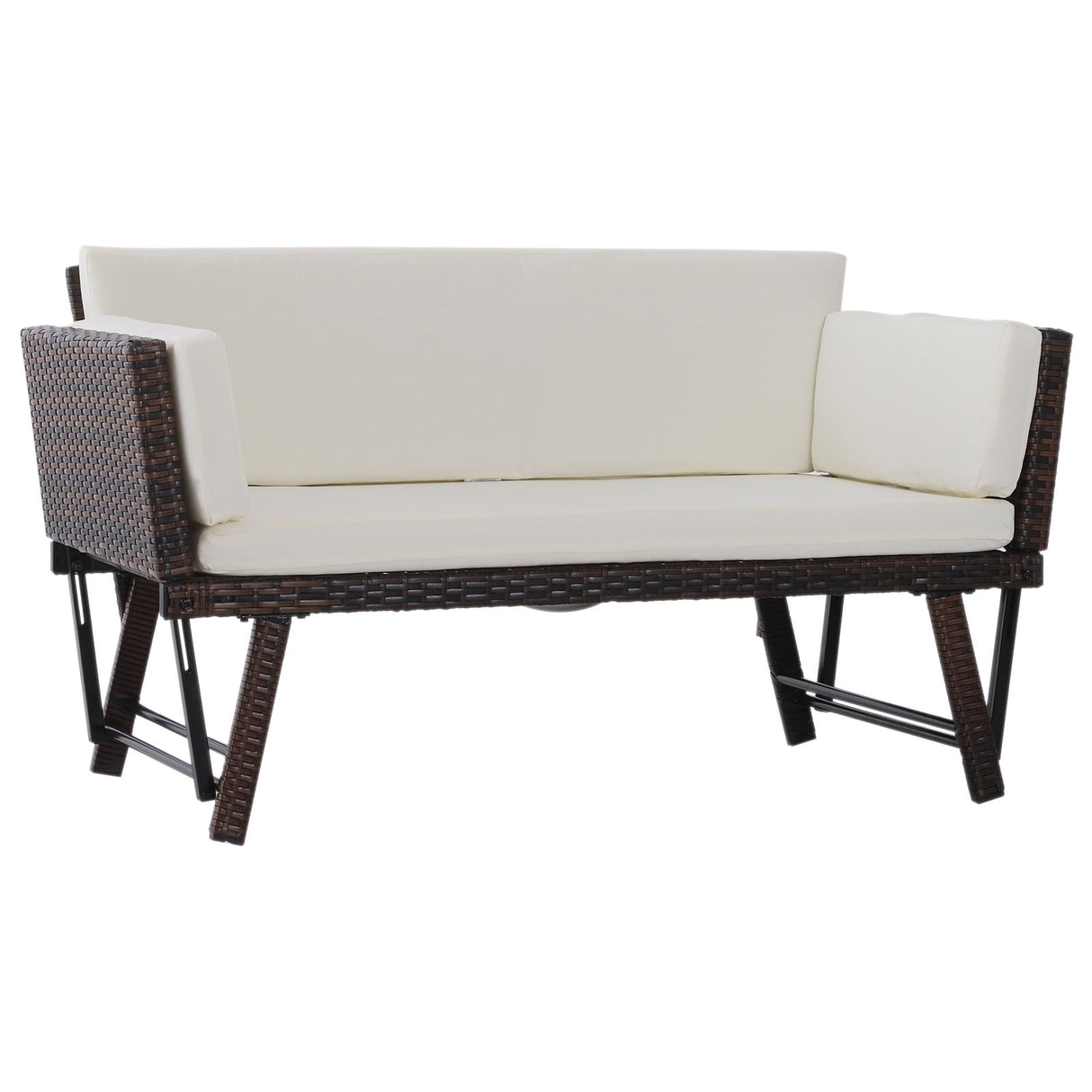 immagine-1-easycomfort-easycomfort-divano-2-posti-con-braccioli-estensibili-da-giardino-rattan-129x63x67cm-bianco-marrone-ean-8054144135274