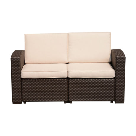 immagine-1-easycomfort-easycomfort-divano-a-2-posti-in-pe-rattan-con-cuscini-marrone-141x71x75cm-ean-8055776915661