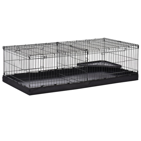 immagine-1-easycomfort-easycomfort-gabbia-per-roditori-in-metallo-e-tela-nera-118x59x36cm