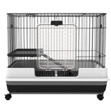 immagine-1-easycomfort-easycomfort-gabbietta-per-criceti-conigli-porcellini-dindia-in-metallo-nero-con-2-porte-ean-8054144130200