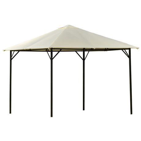 immagine-1-easycomfort-easycomfort-gazebo-da-giardino-3x3m-in-metallo-con-doppio-tettuccio-bianco-e-crema-ean-8055776912592