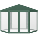 immagine-1-easycomfort-easycomfort-gazebo-esagonale-con-zanzariere-in-ferro-e-poliestere-verde-ean-8054144138459