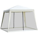 immagine-1-easycomfort-easycomfort-gazebo-impermeabile-con-zanzariere-da-giardino-esterno-tendone-in-poliestere-3-x-3-x-2-45-m-beige-ean-8054144134918