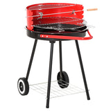 immagine-1-easycomfort-easycomfort-grill-bbq-barbecue-a-carbonella-doppia-griglia-regolabile-con-ruote-acciaio-51x70x75-5cm-nero-e-rosso-ean-8054111844222