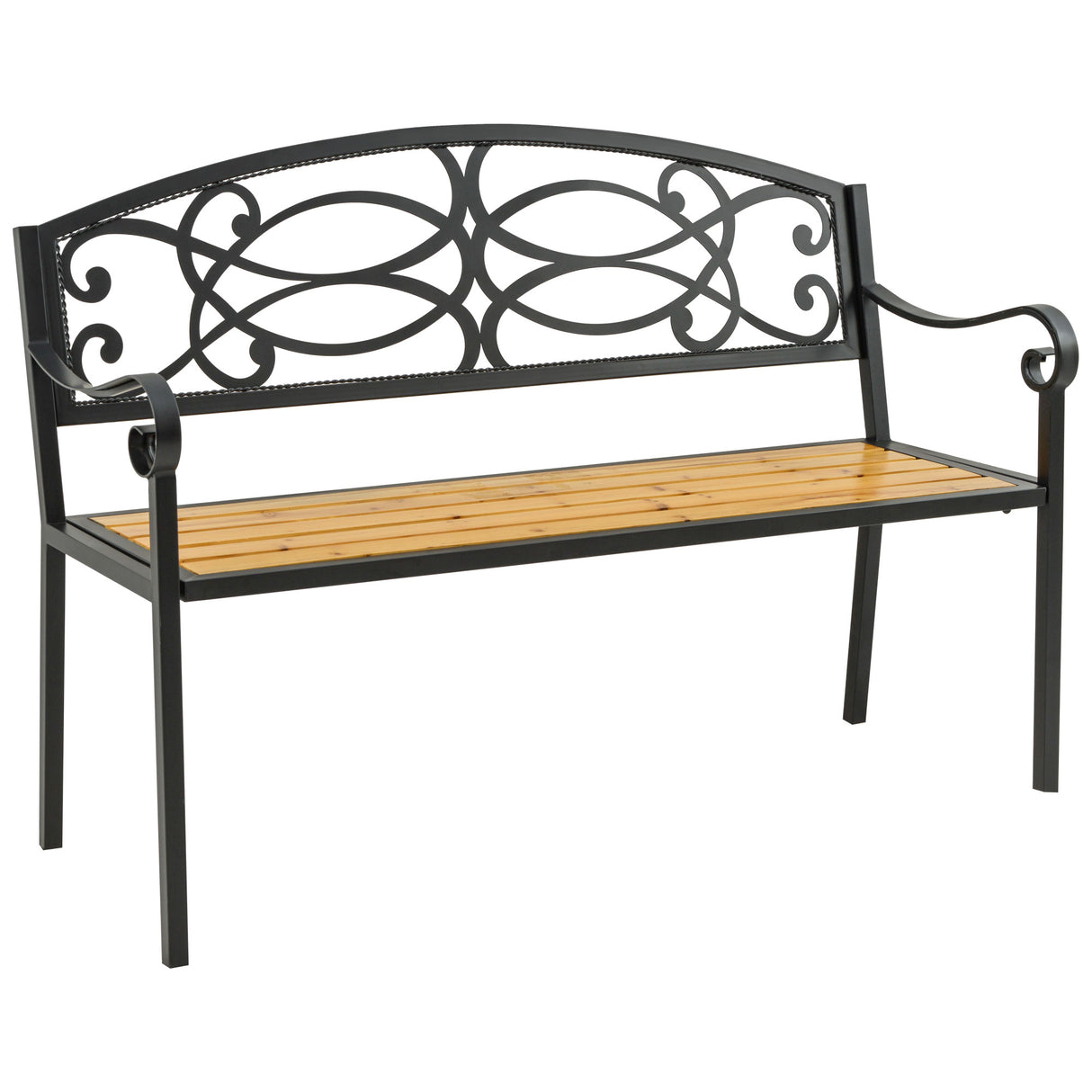 immagine-1-easycomfort-easycomfort-panchina-da-giardino-panchina-da-esterno-a-2-posti-in-metallo-e-legno-127x52x88cm