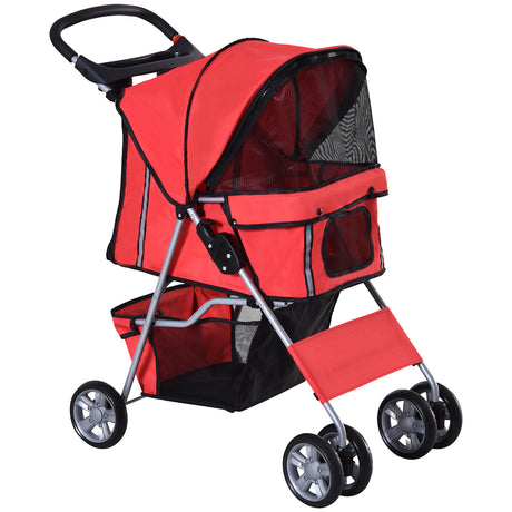 immagine-1-easycomfort-easycomfort-passeggino-per-cani-pieghevole-carrello-per-animali-domestici-rosso-75-x-45-x-97cm-ean-8054111849135